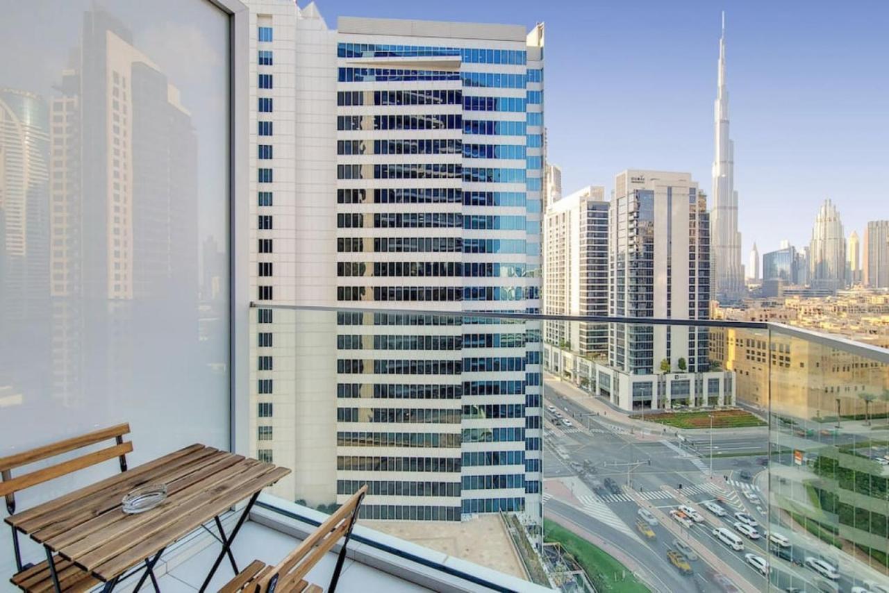 Marquise Square Tower, Business Bay - Bright Studio Dubai Eksteriør billede