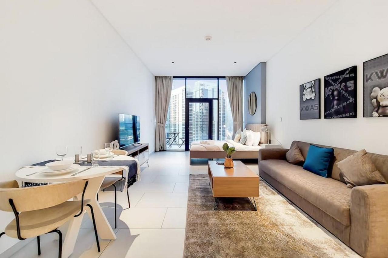 Marquise Square Tower, Business Bay - Bright Studio Dubai Eksteriør billede