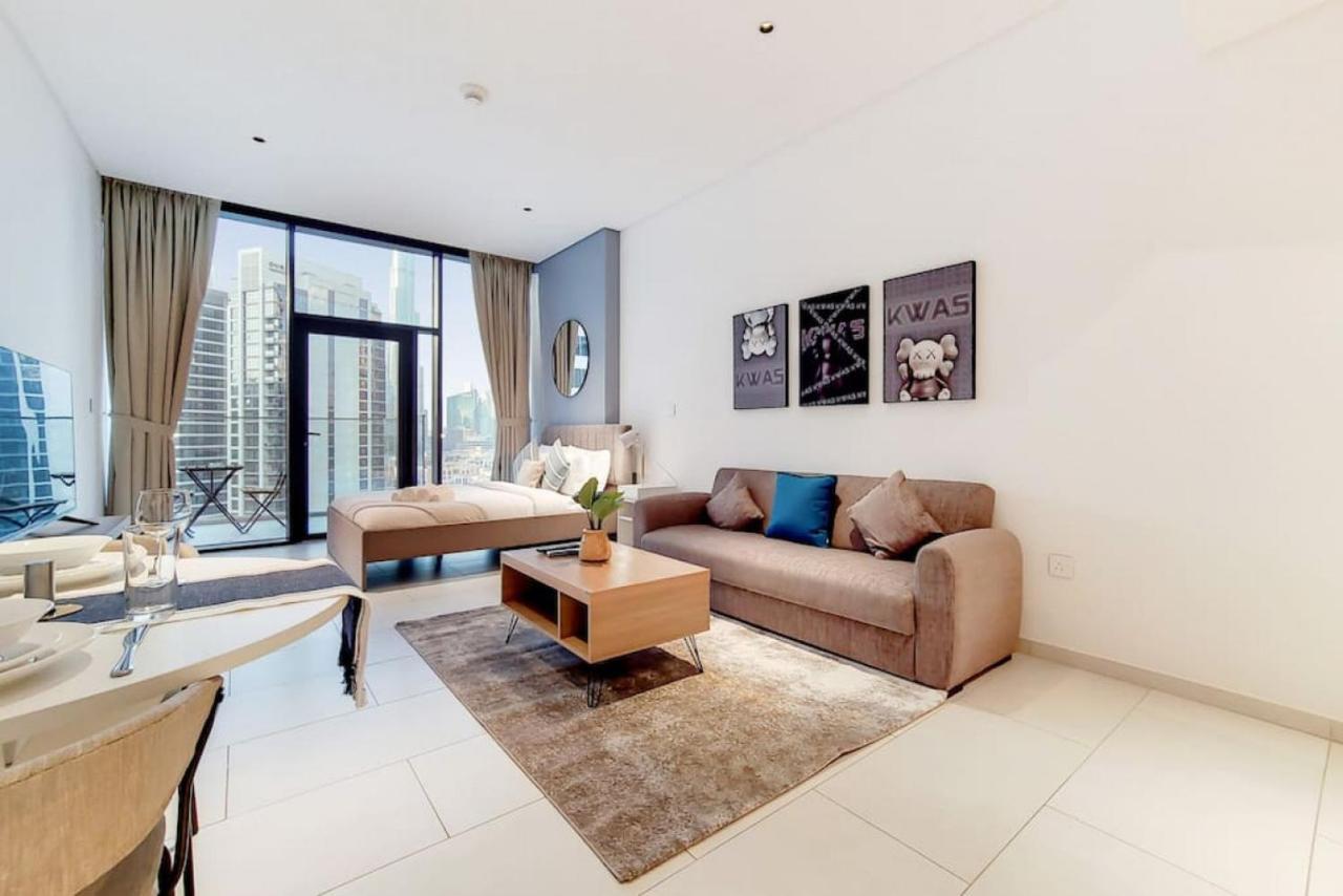Marquise Square Tower, Business Bay - Bright Studio Dubai Eksteriør billede